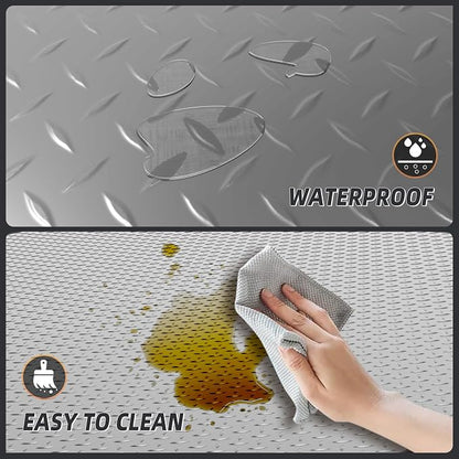 8.2 x 23 FT Garage Floor Mat, 2.8mm Thickened Diamond Plate PVC Garage Flooring - Image 5