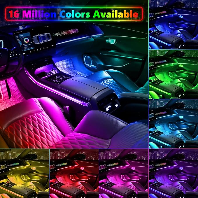 AMKI Dreamcolor Acrylic Interior LED Strip Light, Neon Light - Image 4