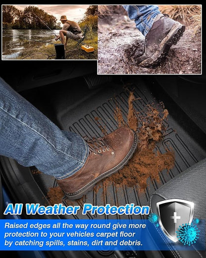 Cartist Floor Mats Fit for 2014-2018 Chevy Silverado & GMC Sierra 1500 Crew - Image 3