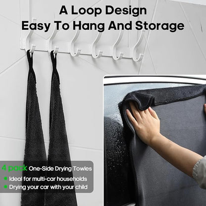 4 Pack Microfiber Towels Extra Large Ultra Absorbent Drying Towel - Image 9