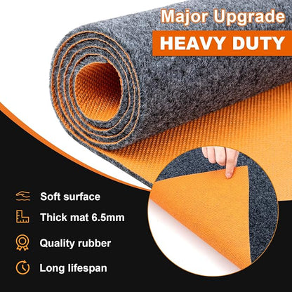 64 X 32 Inch Heavy Duty Oil Spill Mat, 6.5mm Thickened Garage Floor Mat - Image 3
