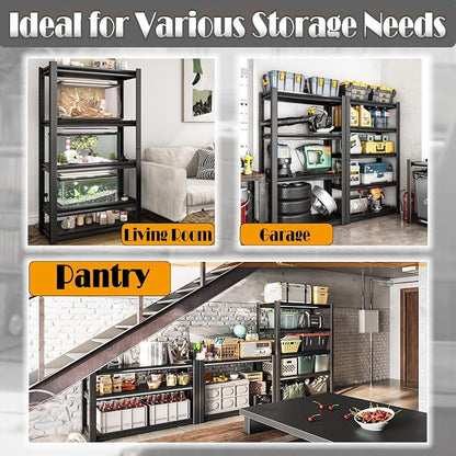 40in Wide Garage Shelving Heavy Duty，2500lbs Large Loads Adjustable Garage - Image 8