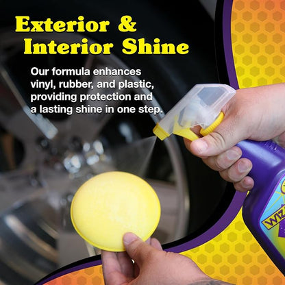 Wizards - Vinyl & Tire Shine Spray, Tire Dressing and Protectant, Professional - Image 3