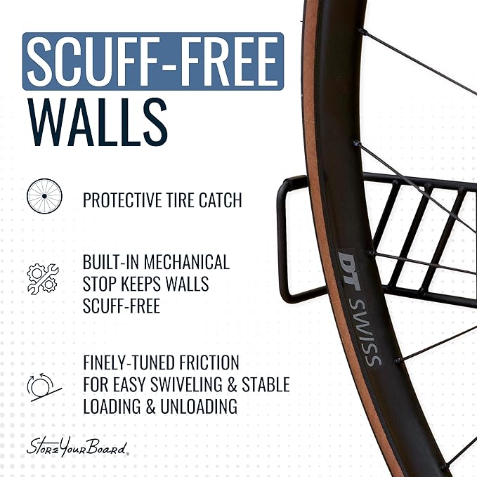 StoreYourBoard SwivelStow Mountain Bike Storage – Heavy Duty Bike Hanger - Image 4