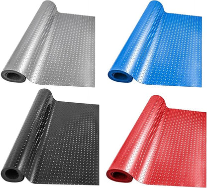 Boshen 5Ft x 17Ft Garage Floor Mat 2.5mm Thickened Rubber Flooring Roll 85sqft - Image 4