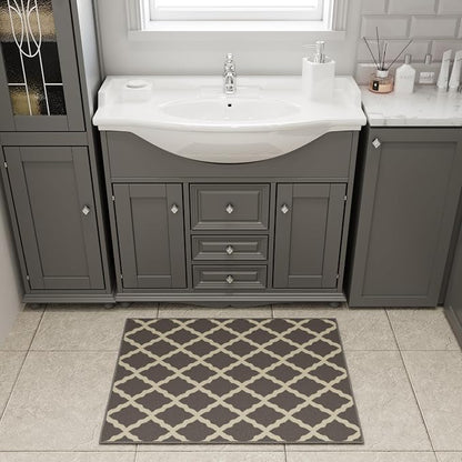 Ottomanson Rugs for Entryway 2'3" x 3' Non Slip Trellis Small Area Rugs Durable - Image 11