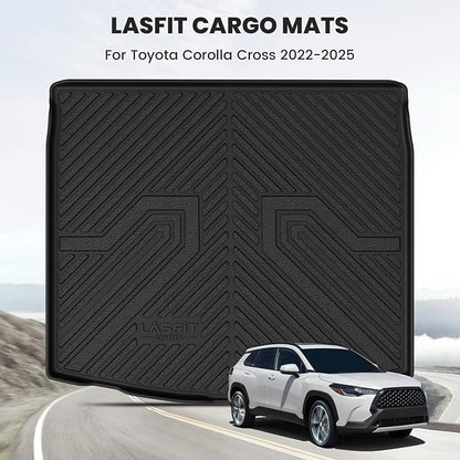 LASFIT Cargo Mat for Toyota Corolla Cross 2022-2025, Custom Fit All-Weather TPE - Image 3