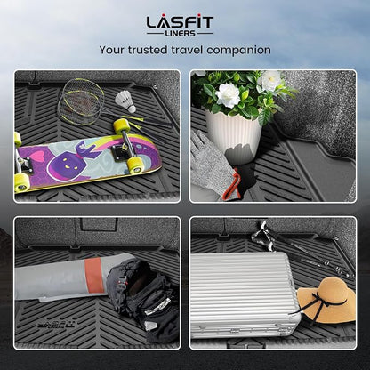LASFIT Cargo Mat for Volkswagen Jetta 2011-2018, Custom Fit All-Weather TPE - Image 8