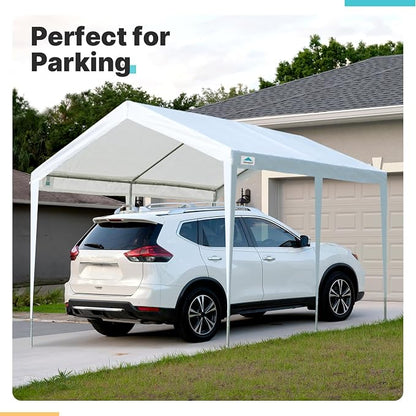 ADVANCE OUTDOOR Adjustable 10x20 ft Heavy Duty Carport Car Canopy Garage Boat - Image 6