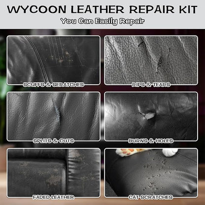 Black Leather & Vinyl Repair Kit, Fix Fading, and Peeling on Leather and Vinyl - Image 5