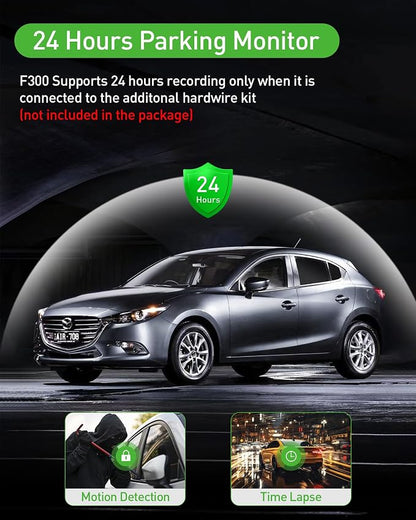 3 Channel 1080P Dash Cam Front and Inside Left/Right, Free 32G Card, Dash - Image 5