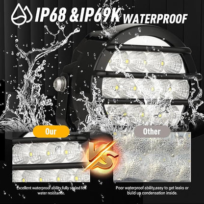 BIGLION.X 3.7 Inch 130W Off Road Lights White Round Offroad Fog Lights Super - Image 2