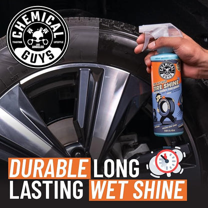 Chemical Guys Tire Kicker Sprayable Extra Glossy Tire Shine, Motorcycles - Image 2