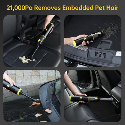 Cros 4-in-1 Mini Cordless Vacuum Cleaner, 21kPa Powerful Suction, Portable - Image 3