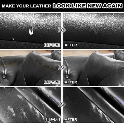STARTSO WORLD Black Leather Repair Kit, Vinyl Repair kit - Image 6