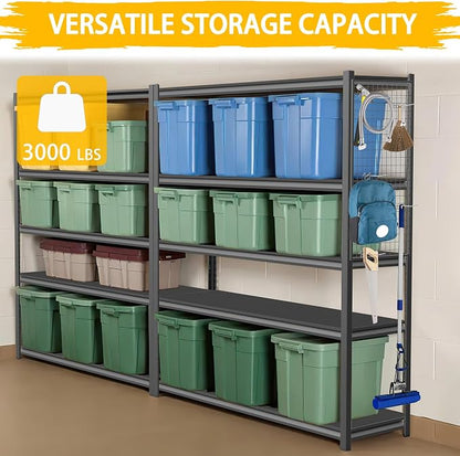 3000LBS Heavy Duty Garage Shelving Units and Storage, 5 Adjustable Levels - Image 6
