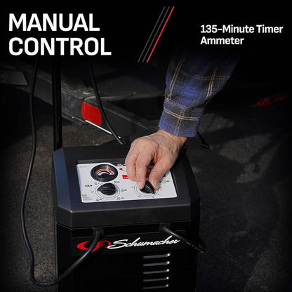 Schumacher Electric Manual Battery Charger & Engine Starter – 6V/12V 200A - Image 5