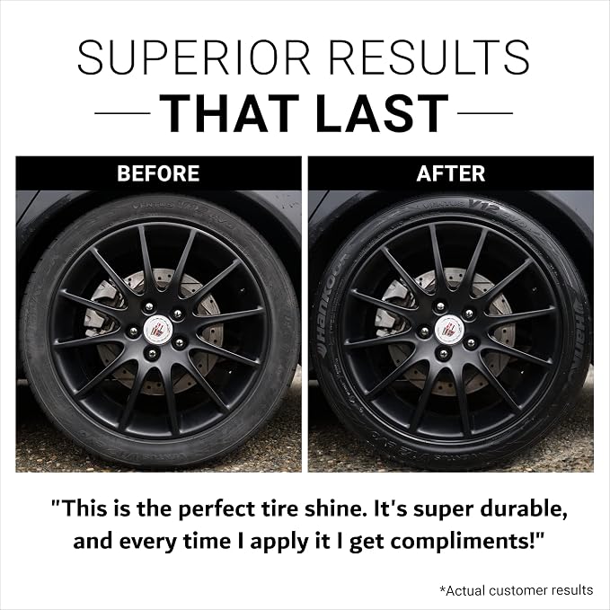 CAR GUYS Tire Shine 1 Gallon Refill | The Perfect Shine | Durable and User - Image 4