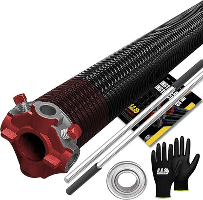 Garage Door Torsion Spring 234x1.75x33 Includes 1” Steel Bearing, Non-Slip by GASHardware