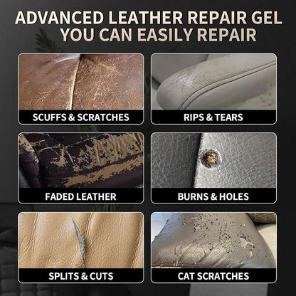 Advanced Leather Repair Gel, 2025 New Leather Repair Coloured Cream Gel - Image 3