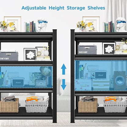 1400LBS Garage Storage Shelves Heavy Duty, 4-Tier Garage Shelving Heavy Duty - Image 7