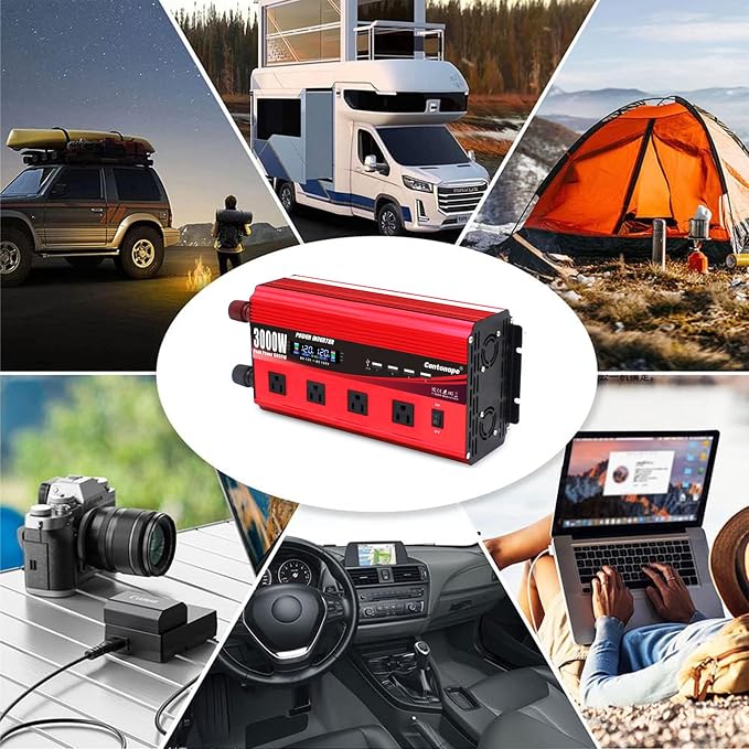 3000W Power Inverter 12V to 110V/120V DC to AC - Image 7