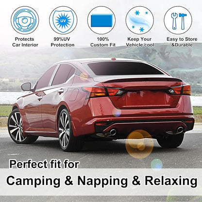 TINGLU 6PCS Window Shades for Nissan Altima 2019-2024 2025 Accessories Car Side - Image 6