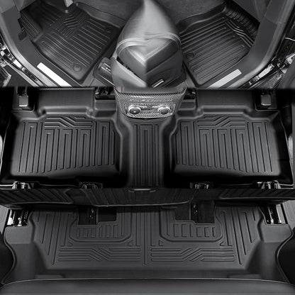 Floor Mats for 2020-2024 2025 Ford Explorer, All Weather TPE Floor Mat Cargo - Image 2