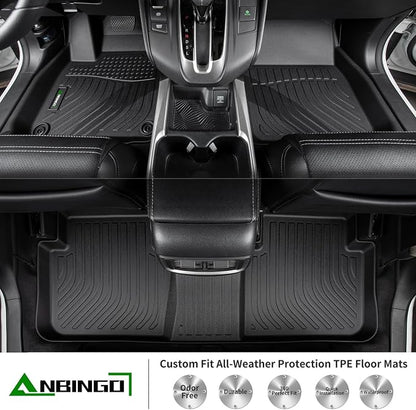 ANBINGO®Floor Mats Fit for Honda Accord Sedan 2018-2022 All Weather Mats for - Image 2