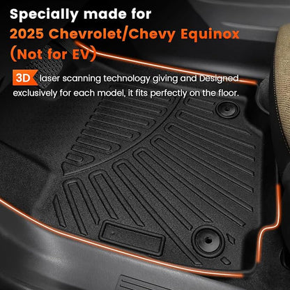 KMF Floor Mats for 2025 2026 Chevrolet/Chevy Equinox Accessories GMC Terrain - Image 2