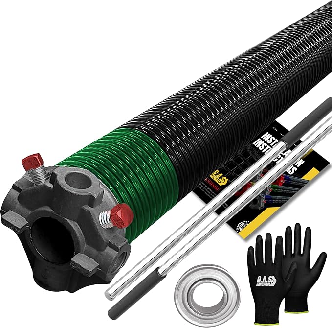 Garage Door Torsion Spring 243x1.75x31 Includes 1” Steel Bearing, and Winding by GASHardware