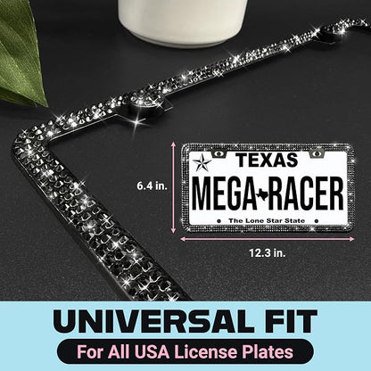 Elegant Bling License Plate Frame - Image 2