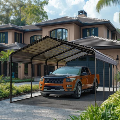 PHI VILLA 12 x 20 ft Carport Metal Carports by PHIVILLAThepioneerofcomfortablehouseholdsupplies