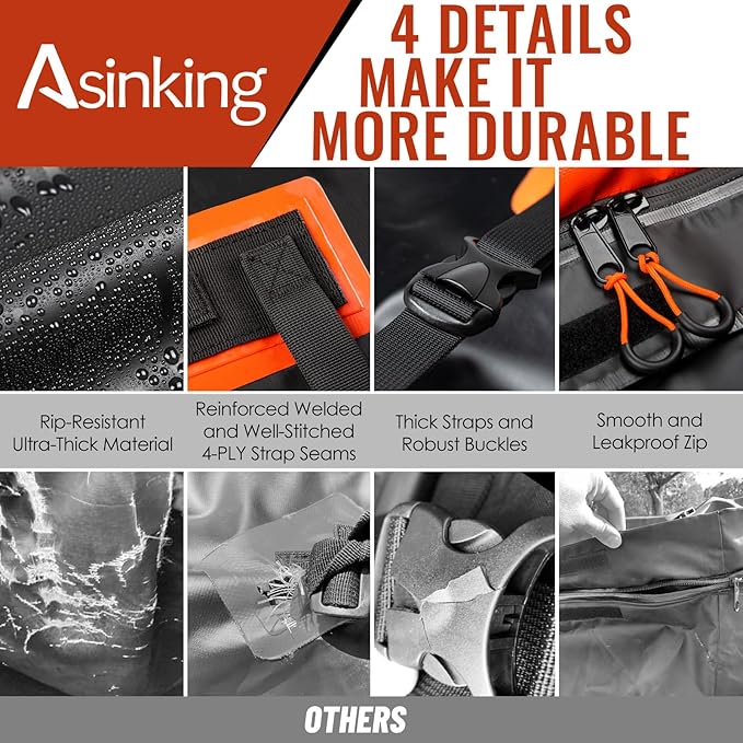 Car Rooftop Cargo Carrier Bag, 20 Cubic Feet Waterproof Heavy Duty 840D Car - Image 6