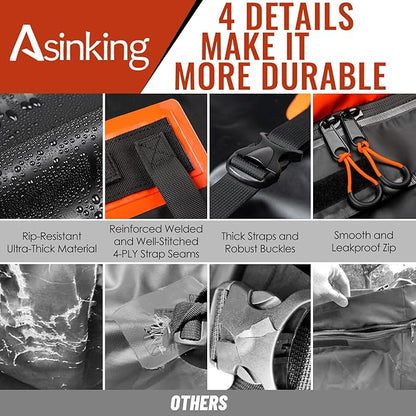 Car Rooftop Cargo Carrier Bag, 20 Cubic Feet Waterproof Heavy Duty 840D Car - Image 6