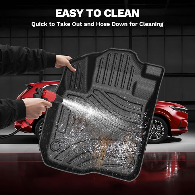 Powerty Floor Mats for Honda CR-V 2023 2024 2025 Accessories All Weather Car - Image 6