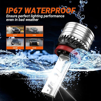 SEALIGHT X4I H7 Bulbs, 55000LM Super Bright H 7 Fog Bulbs - Image 4