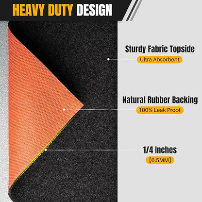 Heavy Duty Oil Spill Mat, Garage Floor Mat - Image 3