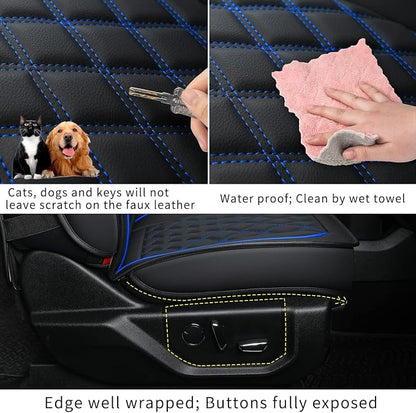 LUCKYMAN CLUB F150 Faux Leather Seat Covers Fit - Image 3