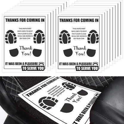 300 Pcs Car Paper Floor Mats, Disposable Automotive Floor Mats - Image 8