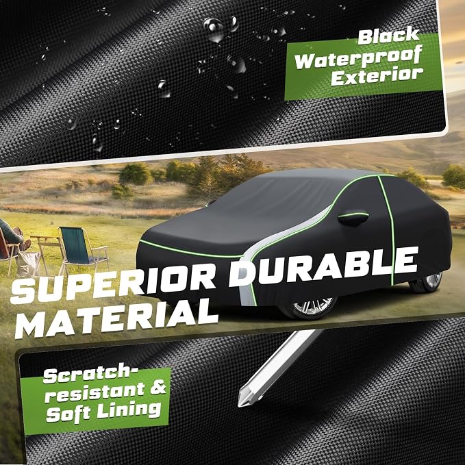 Mixsuper Liner Car Cover for Honda Accord 2001-2026, 7 Layers Waterproof Car - Image 5