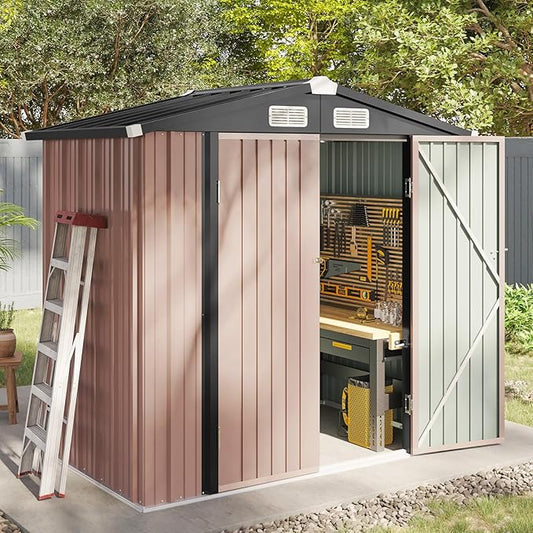 Aoxun 6.2x4 FT Shed Outdoor Storage Shed by Aoxun