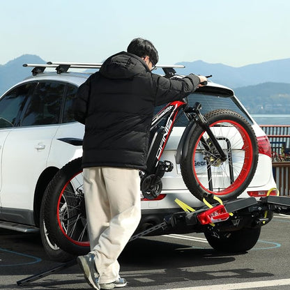 2 E-Bike Foldable Hitch Mount Bike Rack - Image 9