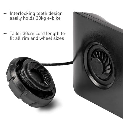 Hornit CLUG PRO | Wall Mounted Bike Rack | Secured by FIDLOCK | 5 Sizes | Easy - Image 4