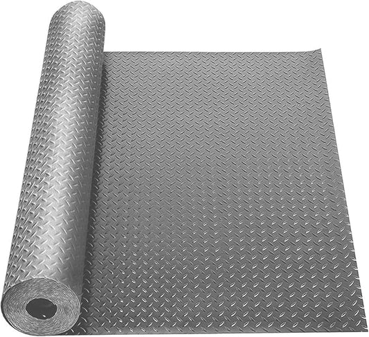 Boshen 7.5Ft x 17Ft Rubber Flooring Mats 1.6mm Diamond Plate Flooring Roll by Boshen