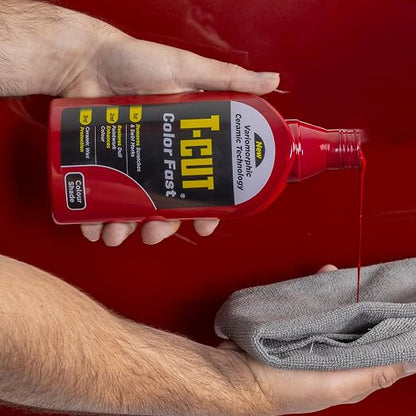 T-Cut Dark Red Scratch Remover Color Fast Paintwork Restorer Car Polish - Image 3