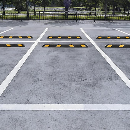 Pack of 2-72" Parking Stoppers for Garage, Heavy Duty Rubber Parking Curb - Image 4