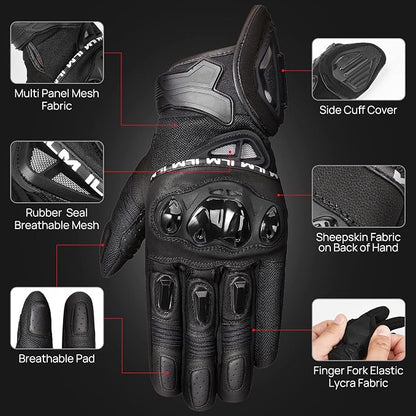 ILM Motorcycle Gloves for Men and Women Touchscreen Riding Gloves Motorbike - Image 5