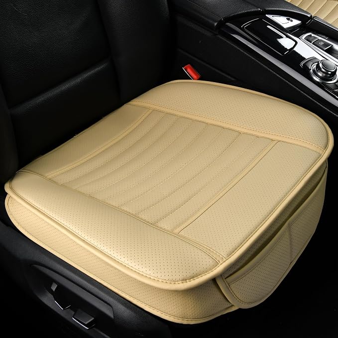 2pc Edge Wrapping Comfortable Car Front Seat Covers, Seat Protectors, Anti-Slip by SunnyColor