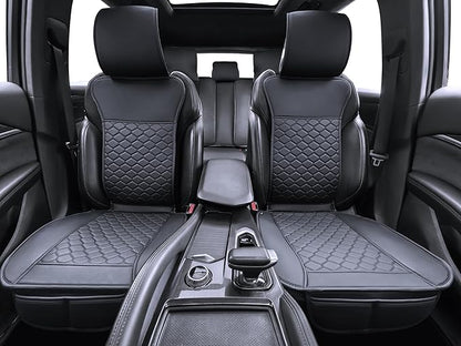 Elantrip Car Seat Cover Full Set Leather Car Seat Protector Universal fit - Image 2
